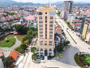 Nespecifikovaný výhled na destinaci Lạng Sơn nebo výhled na město při pohledu z hotelu