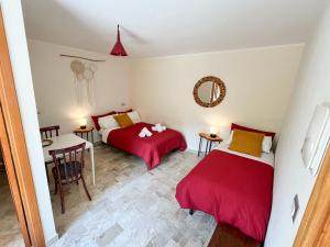 Postel nebo postele na pokoji v ubytování O' Stiavucco B&B