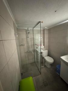 Koupelna v ubytování Takis Apartment