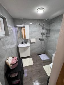Koupelna v ubytování Apartman Josip