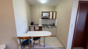 Kuchyň nebo kuchyňský kout v ubytování Aquarius Flat Studios