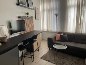 Sjónvarps- og/eða afþreyingartæki á Private studio in Antwerp