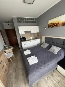 Katil atau katil-katil dalam bilik di Apartament Hanka 13 w Dominikana Family Resort Spa +29 gambar