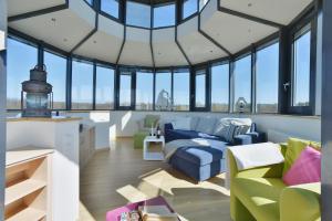 Posezení v ubytování Ferienhaus Leuchtturm