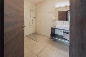 Koupelna v ubytování Hotel Lisetta