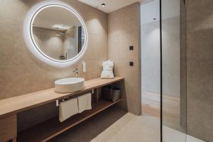 Koupelna v ubytování Hotel Lisetta