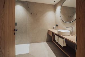 Koupelna v ubytování Hotel Lisetta
