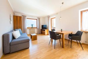 Posezení v ubytování Eggbauer Panorama Apartments