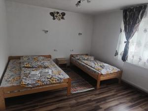 Postel nebo postele na pokoji v ubytování Cabana Colț de Rai