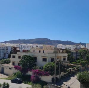 a view of a city with buildings and trees at Villa Wilaya of Tétouan in Tetouan