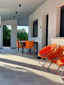 Balkón nebo terasa v ubytování Casa Posidonia