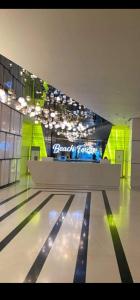 an image of a bowling alley in a building at Orbi Beach Tower in Batumi