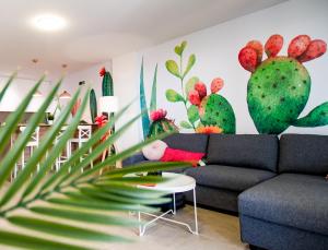 Posezení v ubytování ENJOYTHEMOMENT Sotavento Suites