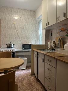 Kuchyň nebo kuchyňský kout v ubytování Belgrade Beocean Capsule Hostel