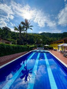 Bazén v ubytování Hotel Campestre la Playa nebo v jeho okolí