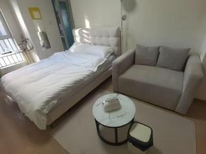 Postel nebo postele na pokoji v ubytování Times International