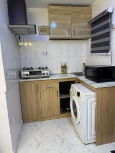 Kuchyň nebo kuchyňský kout v ubytování Serenity Suites
