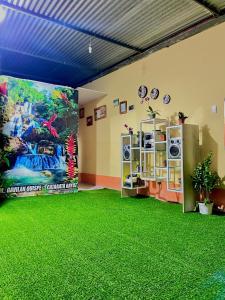 Zahrada ubytování Habitación rústica y acogedora