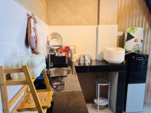 Kuchyň nebo kuchyňský kout v ubytování Loftvibes San Juan