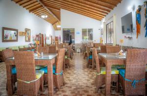 Restaurace v ubytování Hospedaje Casona Villa Alicia