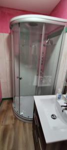 Koupelna v ubytování ALBERGUE peregrinos CASAFLOR