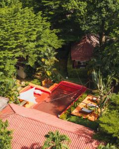 Zahrada ubytování Red Moon Hideaway