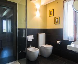 Koupelna v ubytování Casa dei Racconti
