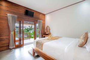 Postel nebo postele na pokoji v ubytování Ocean View Private Villa