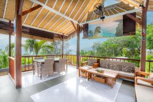 Posezení v ubytování Ocean View Private Villa