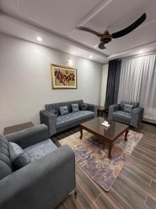 O zonă de relaxare la Harriot Hotel Skardu