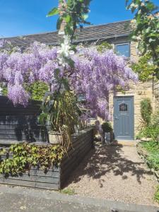 Un jardín fuera de Rose Cottage Oulton Leeds