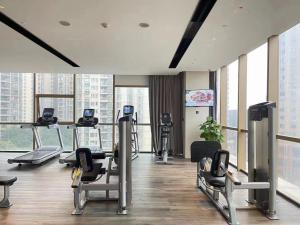 TV a/nebo společenská místnost v ubytování DoubleTree by Hilton Chongqing - Nan'an