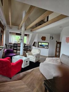Posezení v ubytování Gästehaus Senger