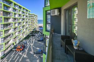 Bygningen som lejligheden ligger i