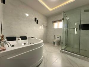 Phòng tắm tại White House 3 Bedroom Apartment - Abeokuta +21 ảnh