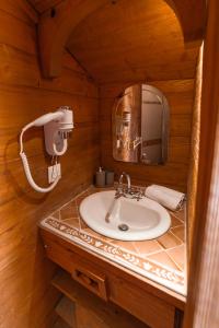 Koupelna v ubytování Chalet "Montblanc" Les Greniers du MontBlanc
