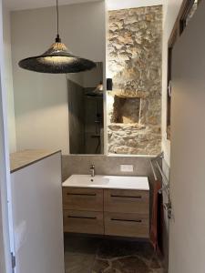 Koupelna v ubytování LA GRANGE - Maison de vacances - Entre lac et montagne