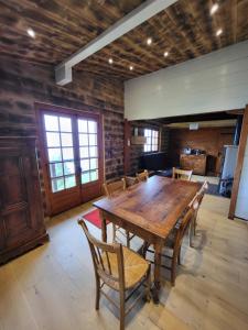 Dapur atau dapur kecil di Chalet d'alpage avec vue incroyable