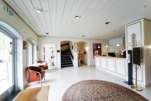 Kuchyň nebo kuchyňský kout v ubytování Dronninglund Hotel