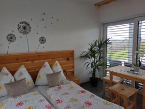 Postel nebo postele na pokoji v ubytování Schnatterhof