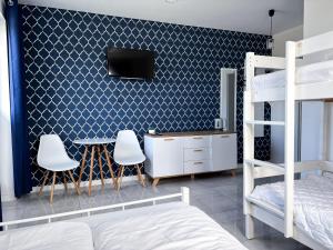 Postel nebo postele na pokoji v ubytování Willa Azul - Podgrzewany basen, klimatyzacja w całym obiekcie + 37 fotografií