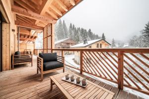 Apartment Rivulet, Châtel- by EMERALD STAY v zimě