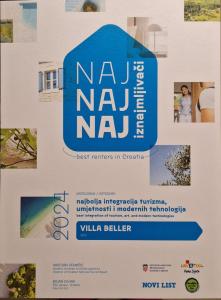 Certifikát, ocenenie alebo iný dokument vystavený v ubytovaní Villa Beller New