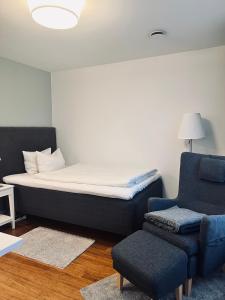 Postel nebo postele na pokoji v ubytování Continental Apartment Hotel Sollentuna
