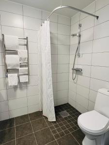 Koupelna v ubytování Continental Apartment Hotel Sollentuna