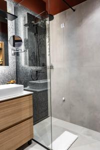 Et badeværelse på Hotel Helm