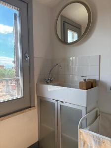 Ένα μπάνιο στο La Casa Sui Tetti