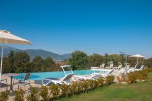 A general mountain view or a mountain view taken from the country house