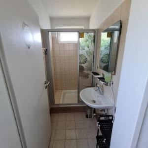 Koupelna v ubytování Ferienhaus am Edersee-scheid