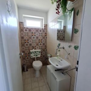 Koupelna v ubytování Ferienhaus am Edersee-scheid